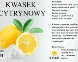 Kwasek cytrynowy w proszku, 3kg. Czy kwasek cytrynowy jest zdrowy? Używany w kuchni, kosmetyce, jako naturalny środek czyszczący.